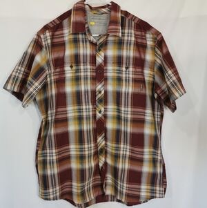 Men's Eddie Bauer Classic Fit Short Sleeve Button Down - Sz L